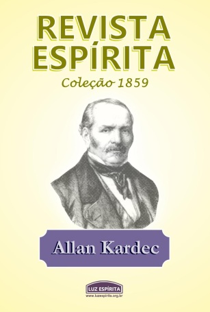 Capa da Revista Espírita - Coleção Anual de 1859 editada pelo Portal Luz Espírita.