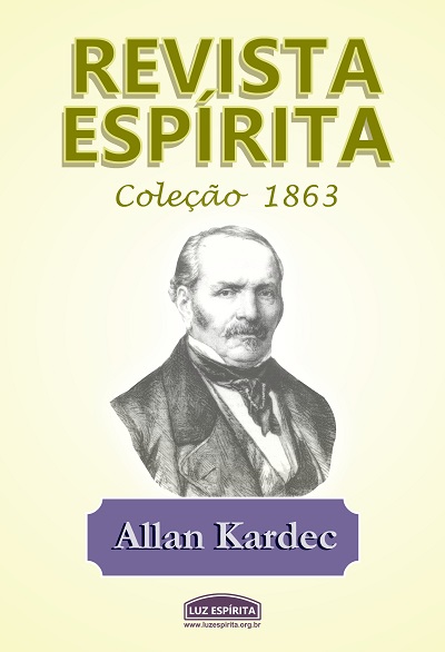 Capa da Revista Espírita - Jornal de Estudos Psicológicos, Ano de 1863.