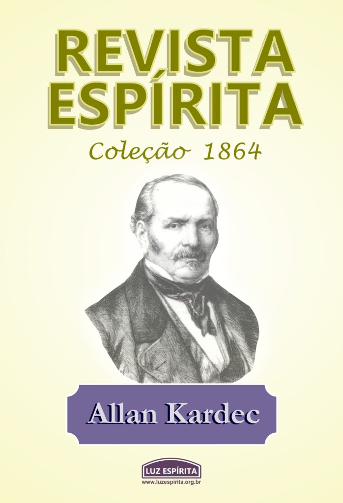Capa da Revista Espírita do Sétimo Ano, publicada em 1864 sob a direção de Allan Kardec.