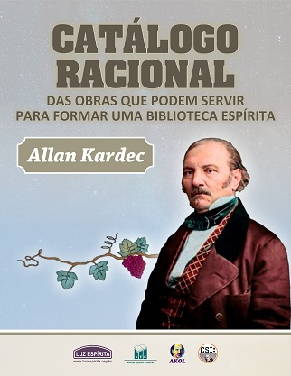 Capa do livro Catálogo Racional (1869) de Allan Kardec, tradução de Ery Lopes, contendo o título em letras maiúsculas sobre fundo neutro e indicação da primeira edição de 1869.